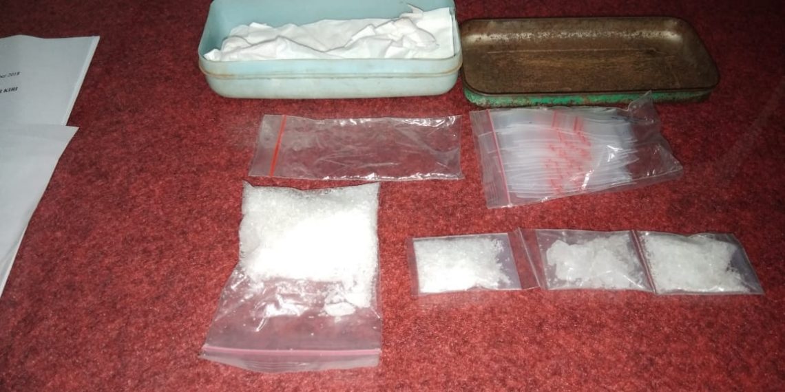 42 Gram Shabu Ditemukan Polsek Kampar Kiri Dirumah Tersangka, Dua Pelaku DPO