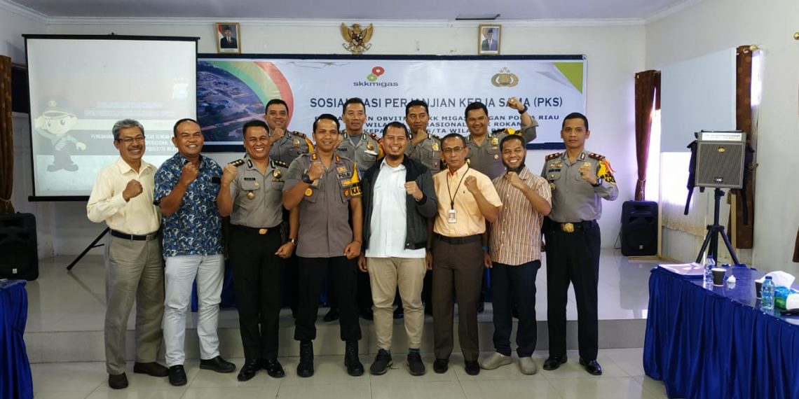SKK Migas Gelar Sosialisasi di Polres Kampar Terkait Kerjasama Pengamanan Objek Vital Nasional