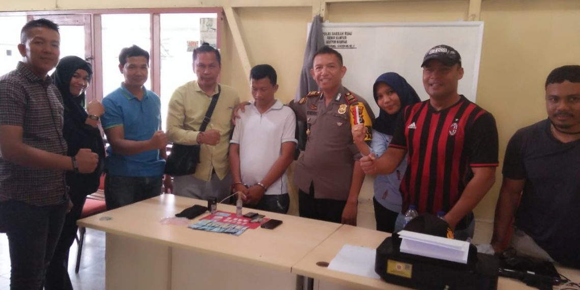 Ingin Transaksi, Warga Rumbio Jaya di Ringkus Polsek Kampar
