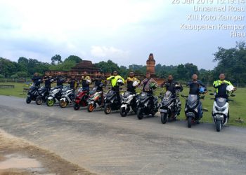 Jelang Millennial Road Safety Festival 2019, Satlantas Kampar Gelar Touring bersama BKCN
