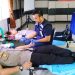Kapolres Kampar dan Anggota Ikuti Donor Darah, Jelang Hari Jadi Kabupaten Kampar ke-69