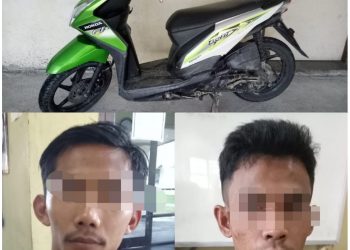 Diduga Curi Motor di Rumah Warga, 2 Pemuda Ditangkap Polsek Kampar