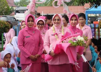 Ketua Bhayangkari Daerah Riau Terkesan Atas Kunjungan Kerjanya di Kampar
