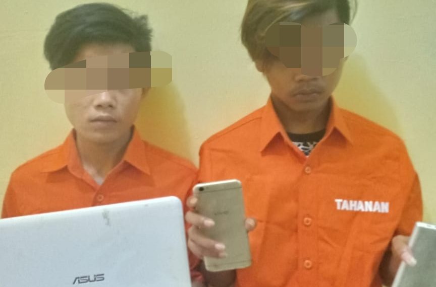 Bongkar Rumah Tetangganya, 2 Pemuda Diringkus Polsek Tapung Hulu