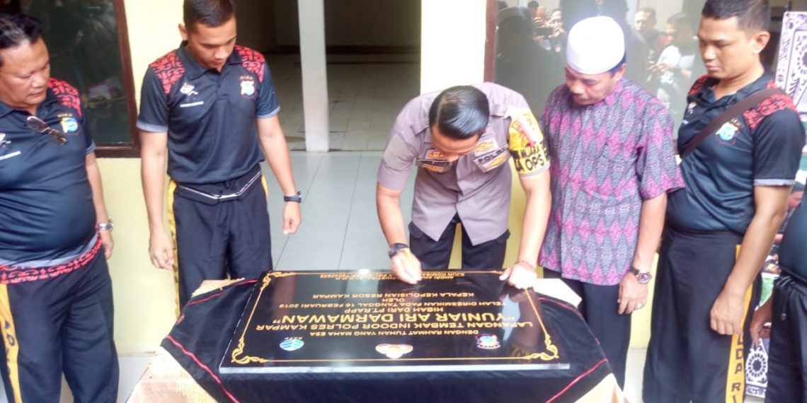 Kapolres Kampar Resmikan Lapangan Tembak Indoor “Yuniar Ari Darmawan”