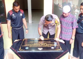 Kapolres Kampar Resmikan Lapangan Tembak Indoor “Yuniar Ari Darmawan”