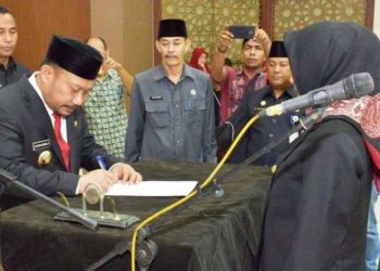 Bupati Kampar Lantik 130 Pejabat Eselon III dan IV di Lingkungan Pemkab Kampar