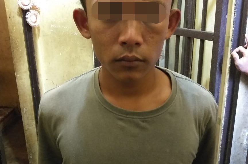 Preteli Besi Tower Sutet, 2 Pemuda Desa Koto Perambahan Kampar Ditangkap Polisi