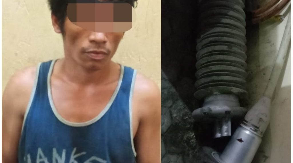 Polsek Tapung Tangkap Pelaku Pencurian Kabel Tiang Power Line Milik Pt. Chevron di Petapahan