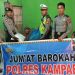 Jumat Barokah : Personel Polres Kampar Bagikan Sembako untuk Warga Kurang Mampu