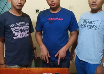 Dua Pengedar Shabu Diciduk Polsek Tapung di Desa Indrapuri