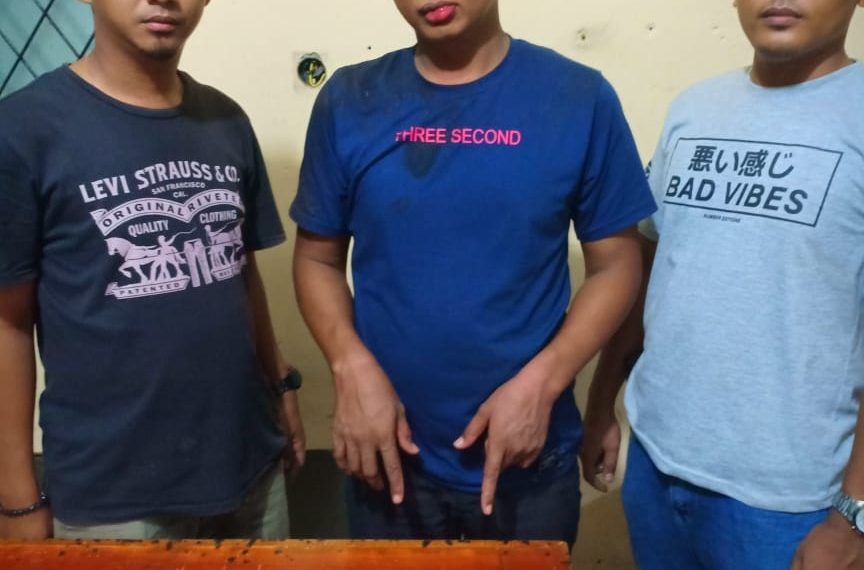 Dua Pengedar Shabu Diciduk Polsek Tapung di Desa Indrapuri