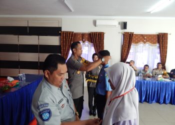 Satlantas Polres Kampar bersama PT. Jasa Raharja Daerah Riau Gelar Millennial Safety Riding bagi Pelajar
