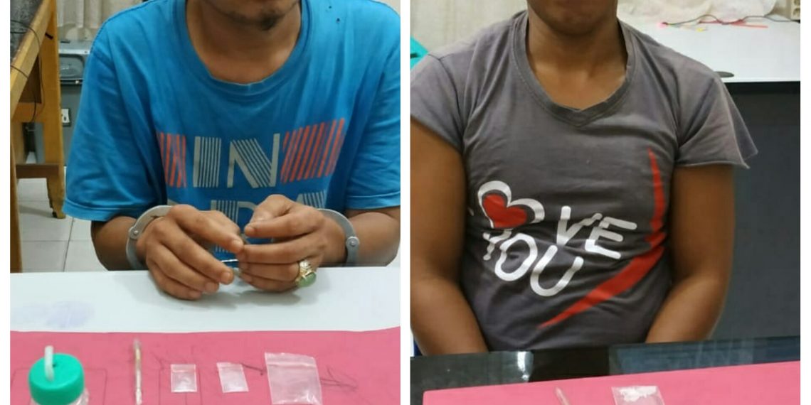 Dua Pelaku Narkoba Diciduk Polisi di dua TKP di Wilayah Kec. Gunung Sahilan
