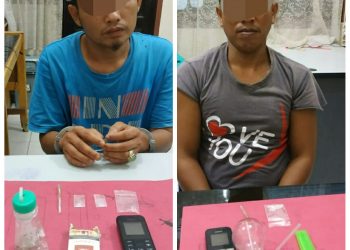 Dua Pelaku Narkoba Diciduk Polisi di dua TKP di Wilayah Kec. Gunung Sahilan