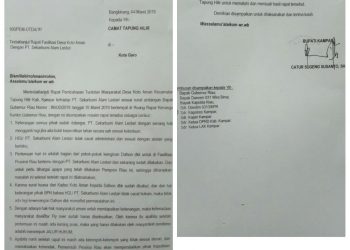 Terkait Mediasi oleh Pemprov Riau terhadap Masyarakat Koto Aman dengan PT. SBAL, inilah Keputusannya