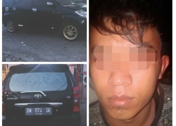 Polsek Tambang Tangkap Pelaku Penggelapan Mobil Milik Warga Pulau Birandang