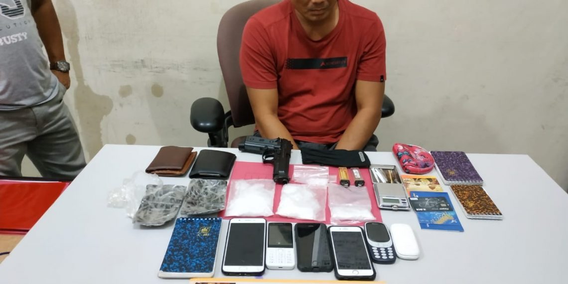 Seorang Bandar dan Tiga Pengedar Shabu Diringkus Resnarkoba Polres Kampar di Dua Lokasi