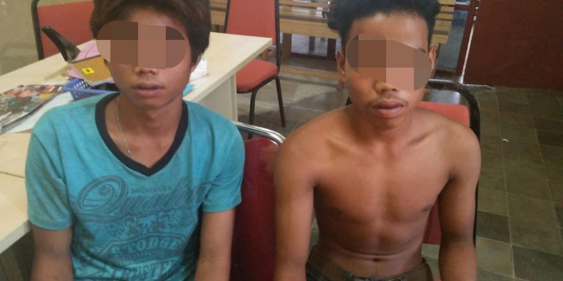 Polsek Kampar Amankan Dua Tersangka Penggelapan Sepeda Motor milik Warga Pulau Tinggi
