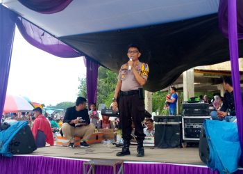 Pastikan Kenyamanan Serta Kemanan Saat Potang Balimau Kasai,Kapolsek Kampar Pantau Beberapa Titik Keramaian