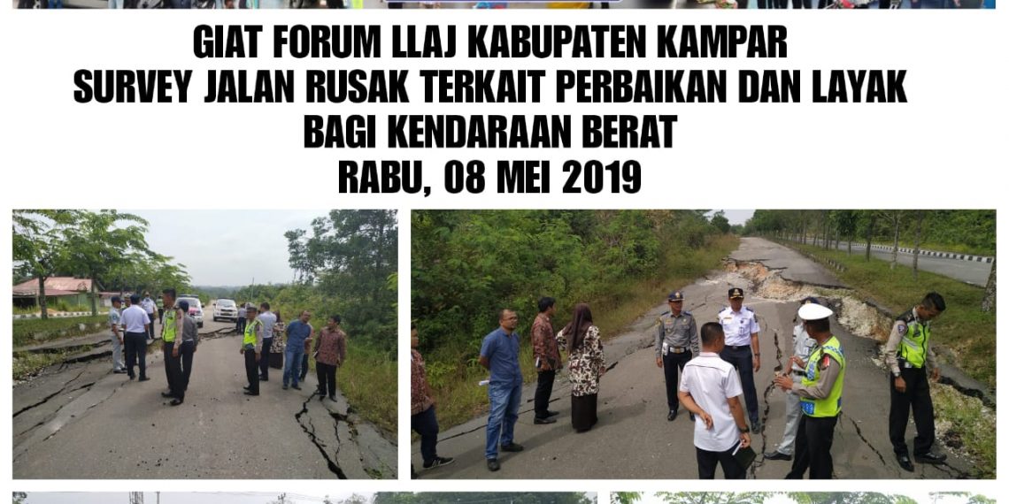 Forum LLAJ Kabupaten Kampar Adakan Rakor dan Survei Jalan Lingkar Kota Bangkinang