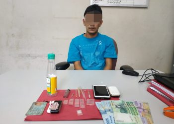 Bandar Shabu Asal Simalinyang Diciduk Polisi Dirumahnya