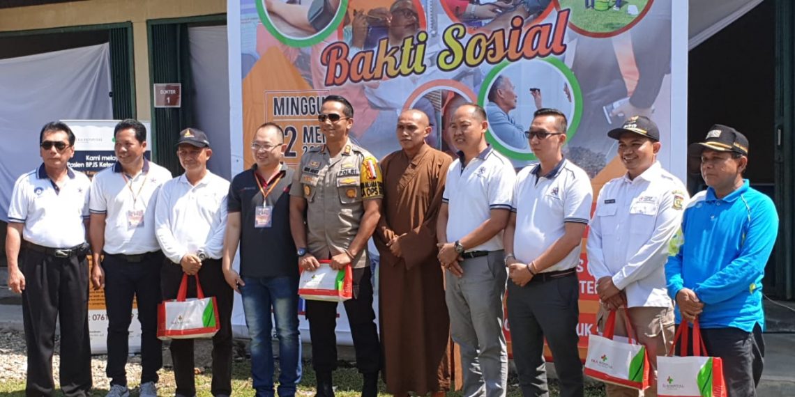 Jelang Waisak, Keluarga Budhayana Indonesia Gelar Bakti Sosial di Kawasan Candi Muara Takus