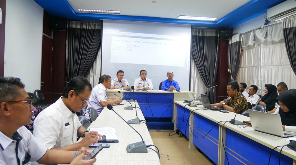 BAPPEDA KAMPAR SOSIALISASIKAN PENGGUNAAN APLIKASI E-MONEV