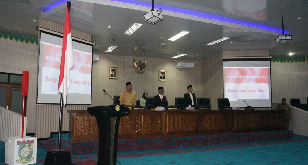 DPRD Kampar Gelar Rapat Paripurna Penyampaian Laporan Pansus Terkait LKPJ Bupati Tahun 2018