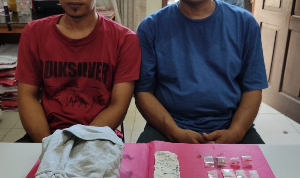 2 Orang Bandar Shabu Asal Desa Naumbai Kampar Ditangkap Resnarkoba Polres Kampar