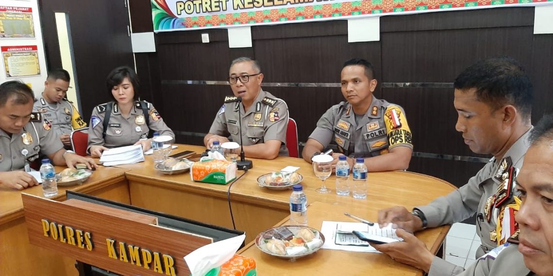 Tim Korlantas Polri Lakukan Kunjungan Kerja di Polres Kampar
