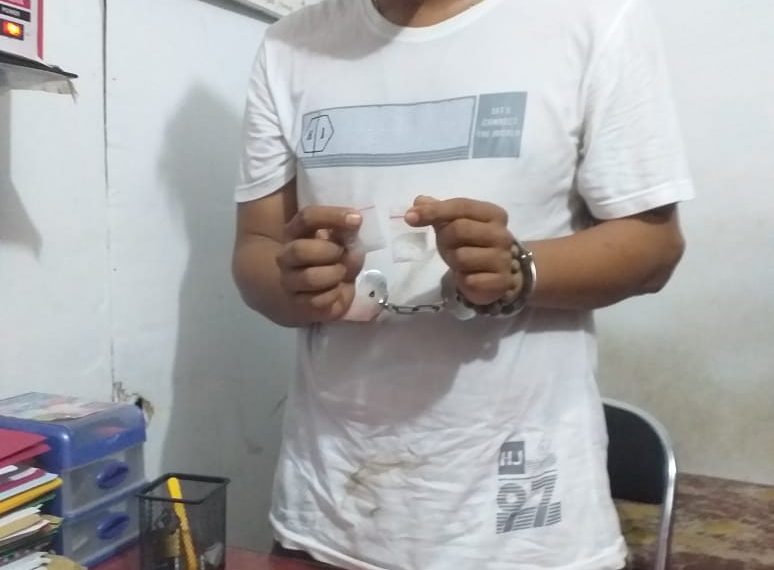 Unit Reskrim Polsek Kampar Kiri Amankan Seorang Pelaku Narkoba di Desa Sungai Liti