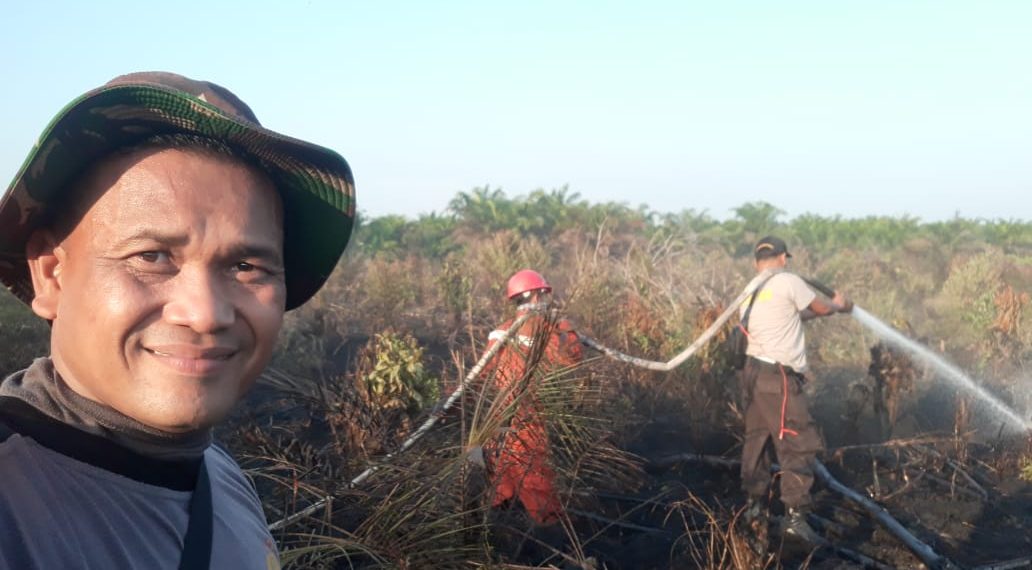 Polsek Tambang Amankan Seorang Pelaku Pembakaran Lahan