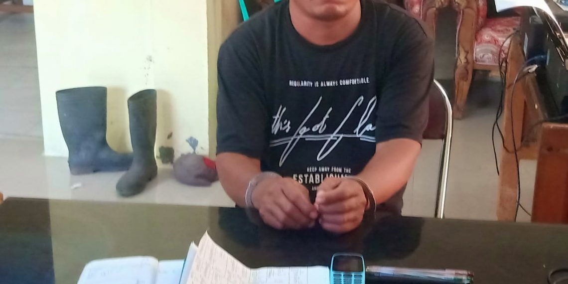 Polsek Tambang Tangkap Seorang Penjual Nomor Togel di Desa Teluk Kenidai