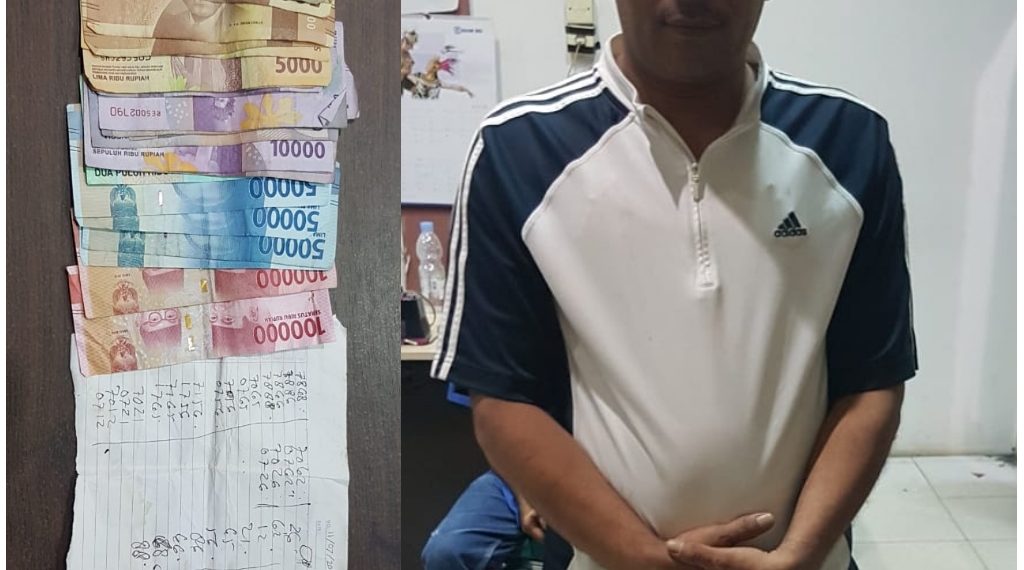 Tim Opsnal Polres Kampar Tangkap Penjual Nomor Togel di Desa Kualu Nenas Tambang