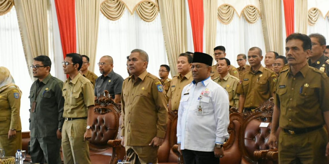 Plh Bupati Kampar Buka Sosialisasi Permendagri Penyusunan APBD