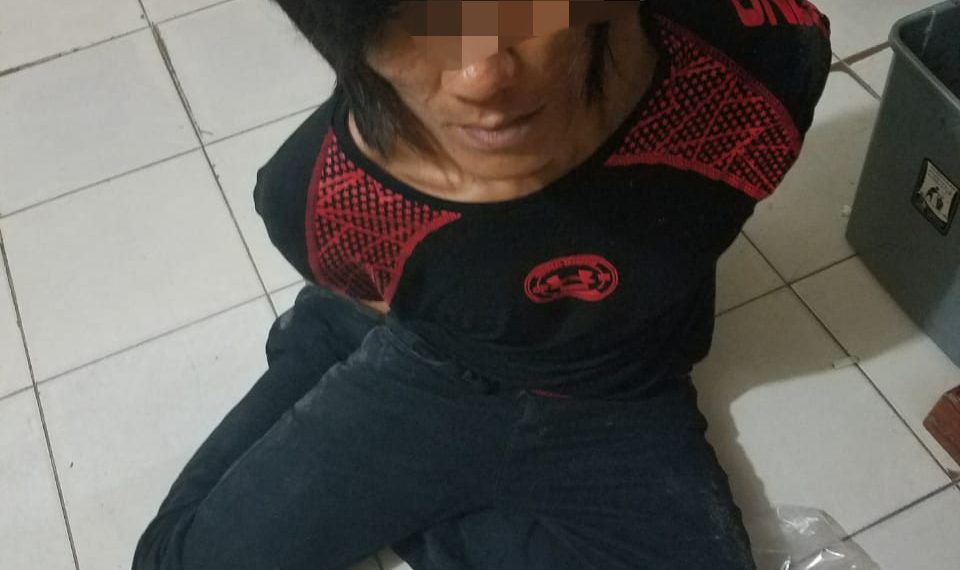 Polsek Tapung Ringkus Seorang Pengedar Shabu di Desa Karya Indah.