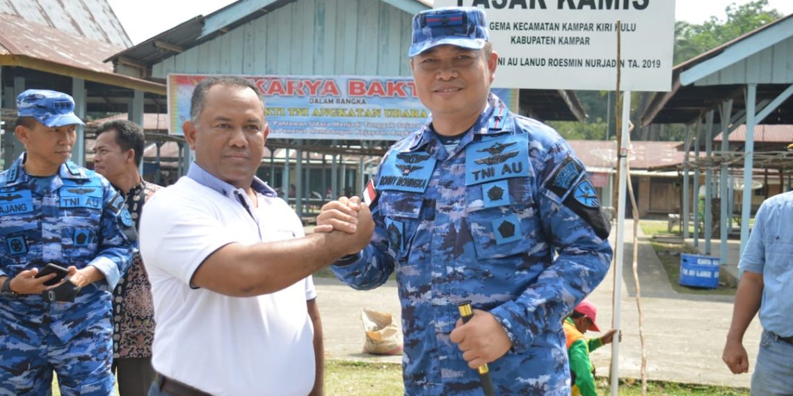 Plh. Bupati Kampar Hadiri Bhakti Sosial dan Karya Bhakti dalam rangka Peringatan Hari Bhakti TNI AU