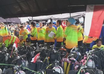 Pantai Manado Ramai, WASI Siap Pemecahan 2 Rekor Dunia Selam