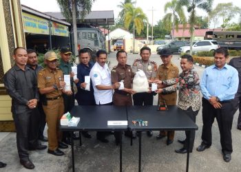 Polres Kampar Musnahkan Barang Bukti Narkotika Jenis Shabu Seberat 4,46 Kg