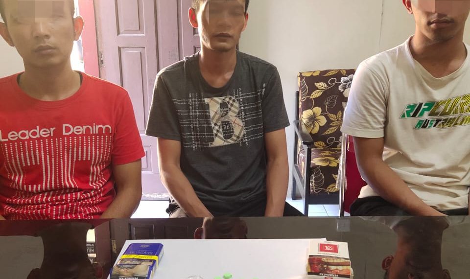 3 Pengedar Pil Ekstasi Ditangkap Resnarkoba Polres Kampar di Kota Pekanbaru