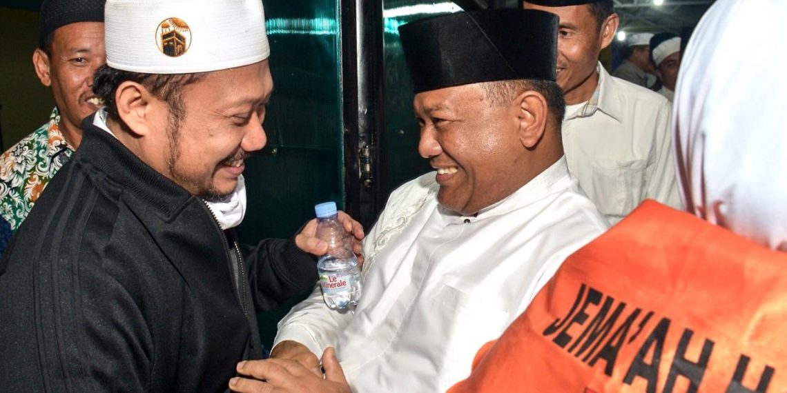 Selamat Kembali Ke Tanah Air, Bupati Kampar H. Catur Sugeng Susanto bersama 448 Jemaah Kampar.