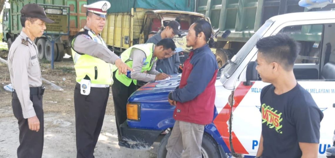 Puluhan Pengendara Terjaring pada hari ke-4 Operasi Patuh Muara Takus 2019 di Polres Kampar