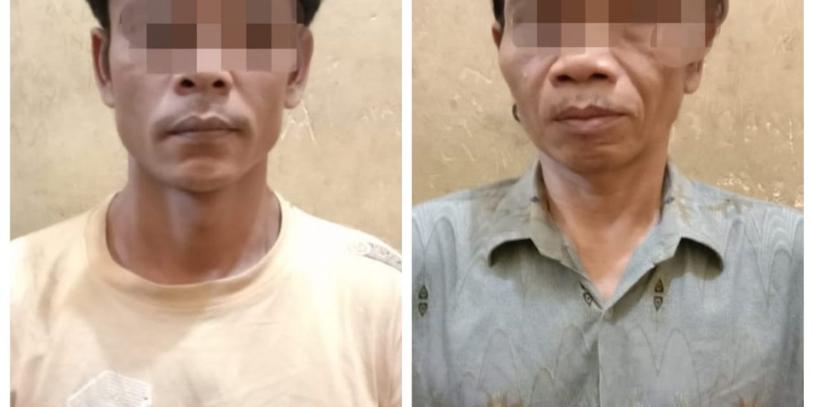 Unit Reskrim Polsek Tapung Tangkap 2 Pencuri Kabel Secondary Milik PT. Chevron