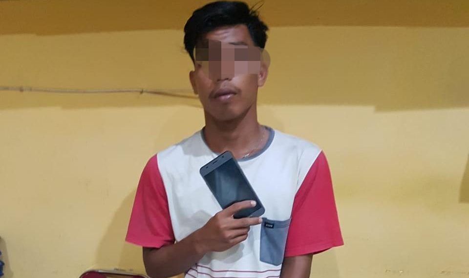 Nyuri HP, Seorang Pemuda Warga Kelurahan Pasir Sialang Diciduk Reskrim Polres Kampar
