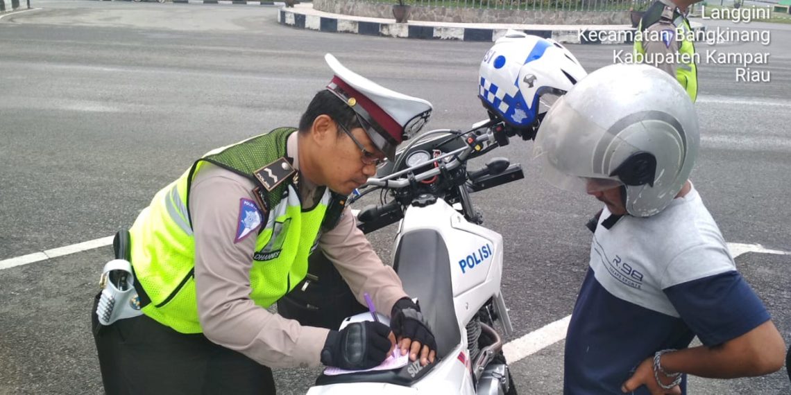 Hari Ke-2 Operasi Zebra MT 2019, Polres Kampar Tilang 112 Pelanggar