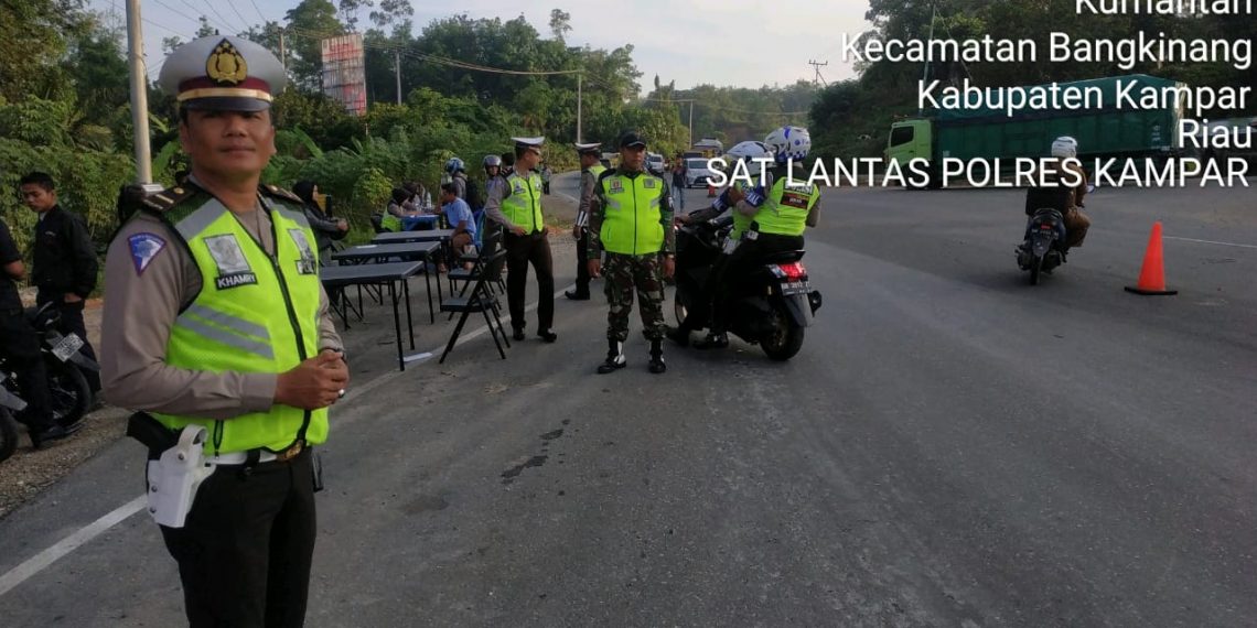 Selama Operasi Zebra Muara Takus 2019, Jajaran Polres Kampar Tilang 1.640 Pelanggar