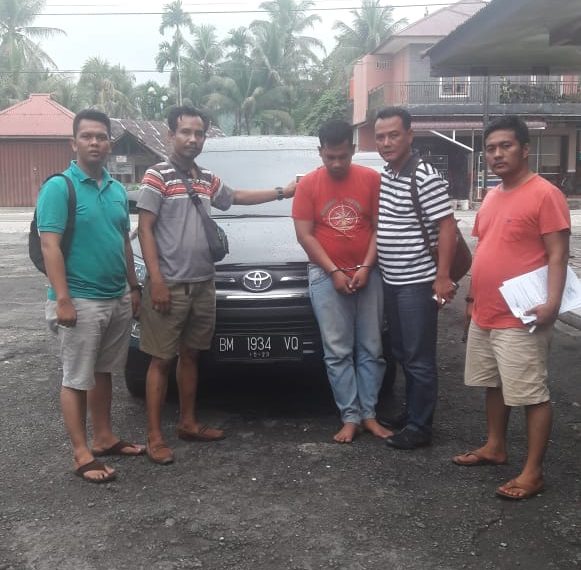 Polsek Siak Hulu Amankan Pelaku Penggelapan Mobil, Barang Bukti Ditemukan di Kota Padang