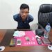 Polsek Perhentian Raja Tangkap Seorang Pengedar Narkoba di Desa Lubuk Sakat