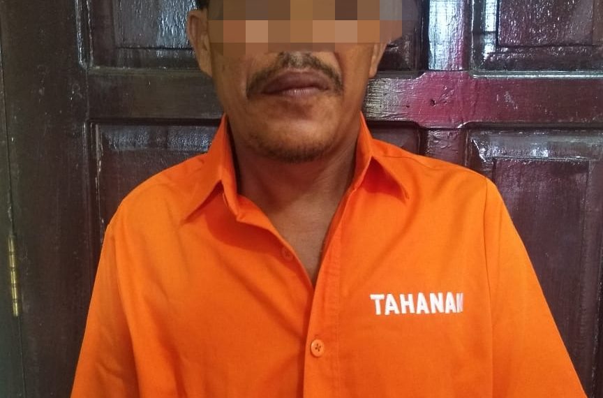Lelaki Bejat ini Ditangkap Polsek Tapung Hulu karena Diduga Kuat Cabuli Anak Dibawah Umur